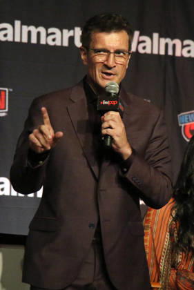 NEW YORK, NY- OCTOBER 11: Nathan Fillion pictured at The Rookie panel during New York Comic Con 2026 at Javits Center on October 11, 2026 in New York City. Copyright: xRWx