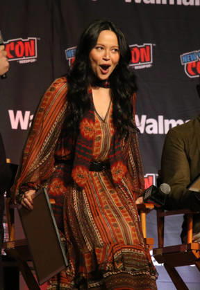 NEW YORK, NY- OCTOBER 11: Melissa O Neil pictured at The Rookie panel during New York Comic Con 2026 at Javits Center on October 11, 2026 in New York City. Copyright: xRWx