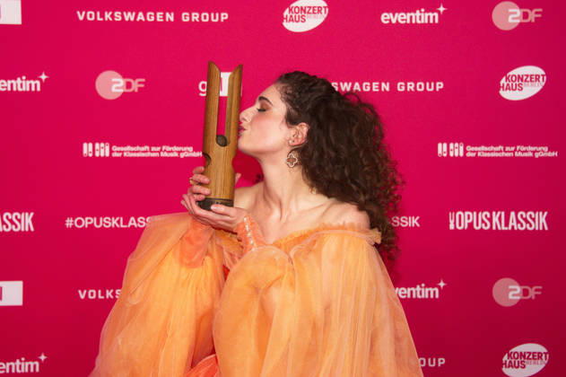 Shira Patchornik bei der Verleihung des Opus Klassik 2026 im Konzerthaus am Gendarmenmarkt. Berlin, 11.10.2026