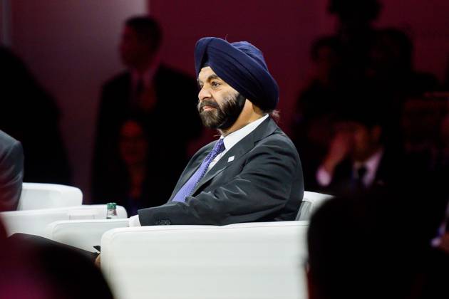 World Bank Group holds A.I. discussion during the Annual Meeting 2026 BANGKOK, THAILAND, OCTOBER 12, 2026: World Bank Group President, Ajay Banga takes part in Small AI: More and Better Jobs during the 2026 Annual Meetings of the International Monetary Fund and the World Bank Group in Bangkok. The session explores how affordable and accessible artificial intelligence can improve productivity and create jobs. Bangkok TH Copyright: x xWatsawatx James xKoktabtimx xJNAxPressx