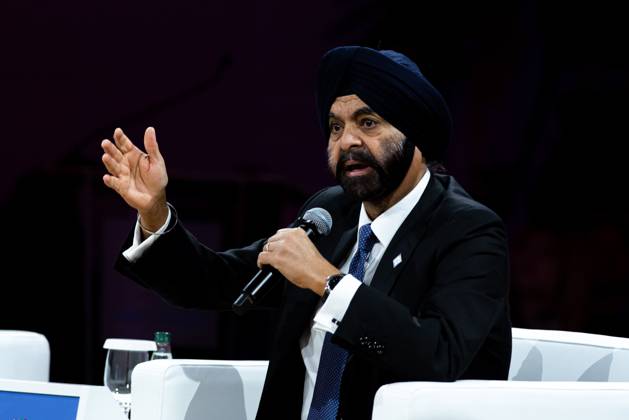 The IMF–World Bank Group Annual Meetings 2026 in Bangkok, Thailand. – 12 Oct 2026 Ajay Banga, President of the World Bank, speaks at the World Bank Group s flagship forum, Small AI: More and Better Jobs, during the IMF–World Bank Group Annual Meetings 2026. The IMF–World Bank Group Annual Meetings 2026 will take place at the Queen Sirikit National Convention Center in Bangkok from October 12-18, 2026, drawing over 15,000 delegates from 191 member countries as Thailand hosts this prestigious event for the first time in 35 years. Bangkok Thailand Copyright: xPeeraponxBoonyakiatx xSOPAxImagesx Peerapon-Boonyakiat-1458109