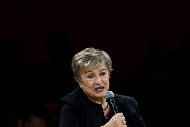 The IMF–World Bank Group Annual Meetings 2026 in Bangkok, Thailand. – 12 Oct 2026 Kristalina Georgieva, the International Monetary Fund (IMF) Managing Director, speaks at the World Bank Group s flagship forum, Small AI: More and Better Jobs, during the IMF–World Bank Group Annual Meetings 2026. The IMF–World Bank Group Annual Meetings 2026 will take place at the Queen Sirikit National Convention Center in Bangkok from October 12-18, 2026, drawing over 15,000 delegates from 191 member countries as Thailand hosts this prestigious event for the first time in 35 years. Bangkok Thailand Copyright: xPeeraponxBoonyakiatx xSOPAxImagesx Peerapon-Boonyakiat-1458118