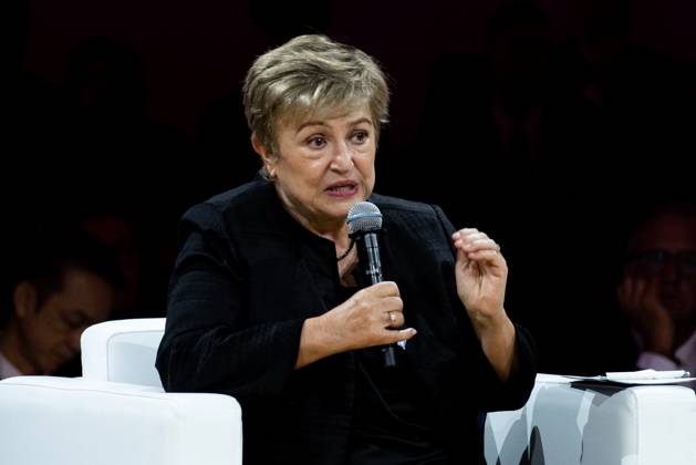 The IMF–World Bank Group Annual Meetings 2026 in Bangkok, Thailand. – 12 Oct 2026 Kristalina Georgieva, the International Monetary Fund (IMF) Managing Director, speaks at the World Bank Group s flagship forum, Small AI: More and Better Jobs, during the IMF–World Bank Group Annual Meetings 2026. The IMF–World Bank Group Annual Meetings 2026 will take place at the Queen Sirikit National Convention Center in Bangkok from October 12-18, 2026, drawing over 15,000 delegates from 191 member countries as Thailand hosts this prestigious event for the first time in 35 years. Bangkok Thailand Copyright: xPeeraponxBoonyakiatx xSOPAxImagesx Peerapon-Boonyakiat-1458117