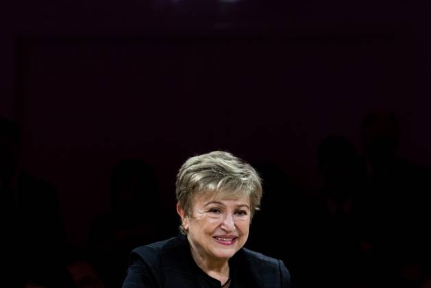 The IMF–World Bank Group Annual Meetings 2026 in Bangkok, Thailand. – 12 Oct 2026 Kristalina Georgieva, the International Monetary Fund (IMF) Managing Director, speaks at the World Bank Group s flagship forum, Small AI: More and Better Jobs, during the IMF–World Bank Group Annual Meetings 2026. The IMF–World Bank Group Annual Meetings 2026 will take place at the Queen Sirikit National Convention Center in Bangkok from October 12-18, 2026, drawing over 15,000 delegates from 191 member countries as Thailand hosts this prestigious event for the first time in 35 years. Bangkok Thailand Copyright: xPeeraponxBoonyakiatx xSOPAxImagesx Peerapon-Boonyakiat-1458128