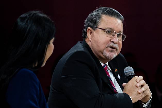 The IMF–World Bank Group Annual Meetings 2026 in Bangkok, Thailand. – 12 Oct 2026 Pierre Laporte, Seychelles’ Minister of Finance, Economic Planning, Trade and Investment, speaks at the World Bank Group s flagship forum, Small AI: More and Better Jobs, during the IMF–World Bank Group Annual Meetings 2026. The IMF–World Bank Group Annual Meetings 2026 will take place at the Queen Sirikit National Convention Center in Bangkok from October 12-18, 2026, drawing over 15,000 delegates from 191 member countries as Thailand hosts this prestigious event for the first time in 35 years. Bangkok Thailand Copyright: xPeeraponxBoonyakiatx xSOPAxImagesx Peerapon-Boonyakiat-1458138