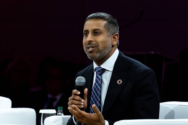 The IMF–World Bank Group Annual Meetings 2026 in Bangkok, Thailand. – 12 Oct 2026 Vilas Dhar, President of the Patrick J. McGovern Foundation, speaks at the World Bank Group s flagship forum, Small AI: More and Better Jobs, during the IMF–World Bank Group Annual Meetings 2026. The IMF–World Bank Group Annual Meetings 2026 will take place at the Queen Sirikit National Convention Center in Bangkok from October 12-18, 2026, drawing over 15,000 delegates from 191 member countries as Thailand hosts this prestigious event for the first time in 35 years. Bangkok Thailand Copyright: xPeeraponxBoonyakiatx xSOPAxImagesx Peerapon-Boonyakiat-1458141