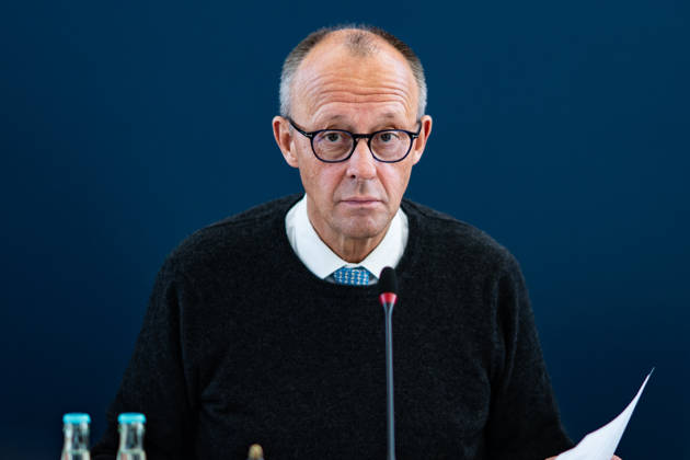 Bundeskanzler Friedrich Merz zu Beginn der Bundesvorstandssitzung im Rahmen der Präsidiumsklausur;Präsidiumsklausurtagung der CDU Deutschlands in Berlin, Oktober 2026, Berlin Berlin Deutschland Konrad-Adenauer-Haus