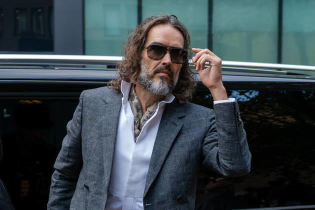 October 12, 2026, London, England, United Kingdom: Actor and comedian Russell BRAND arrives at Southwark Crown Court in London, United Kingdom, on October 12, 2026, as his trial begins on charges of rape, sexual assault and indecent assault. BRAND denies all the charges and has pleaded not guilty. London United Kingdom - ZUMAk172 20261012_zip_k172_023 Copyright: xThomasxKrychx