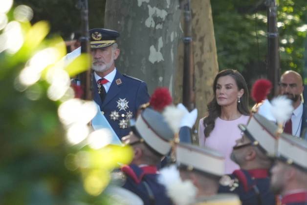 Spanish Kings Felipe and Letizia attending a military parade during the known as Dia de la Hispanidad, Spain s National Day, in Madrid, on Monday 12, October 2026. Cordon Press 
