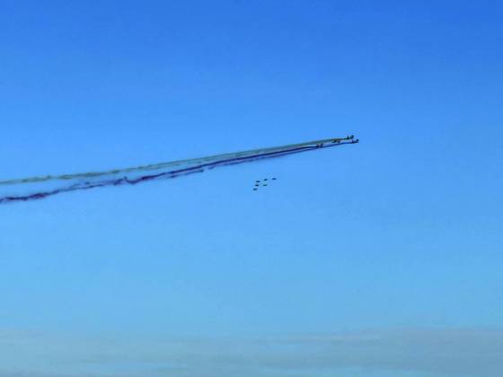 Airplanes attending a military parade during the known as Dia de la Hispanidad, Spain s National Day, in Madrid, on Monday 12, October 2026. Cordon Press 