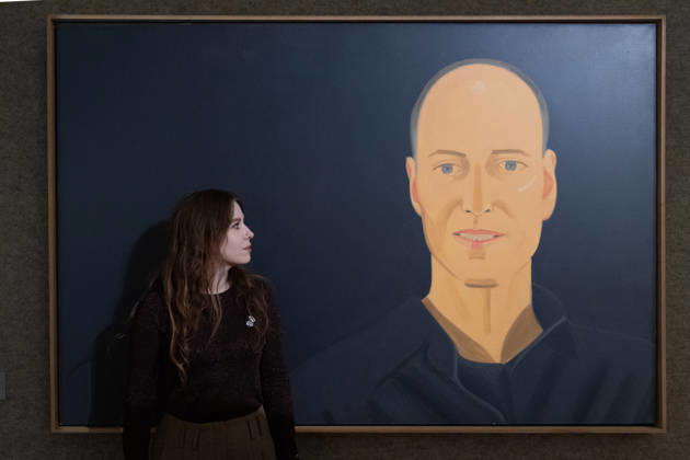 Bonhams 20th 21st Century Art Day Evening Sales Highlights Photocall - Bonhams, London, UK - 12 October, 2026 A staff member views Bill by Alex Katz (est. Â£140k - Â£180k) as part of Bonhams 20th 21st Century Art Day Evening Sales which is to go on auction from 15th - 16th October 2026 at Bonhams in London, England, UK on Monday 12 October, 2026., Credit:Justin Ng Avalon UK, England, London, Bonhams  Copyright: xJustinxNgx xAvalonx 1142586605