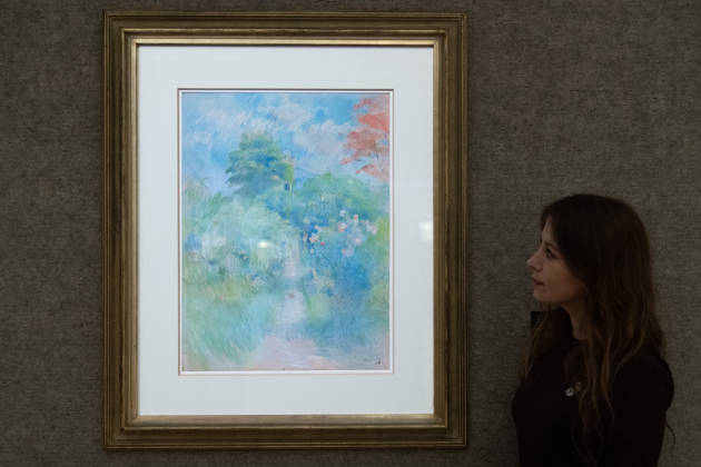 Bonhams 20th 21st Century Art Day Evening Sales Highlights Photocall - Bonhams, London, UK - 12 October, 2026 A staff member views L AllÃ e du Jardin Ã MÃ zy by Berthe Morisot (est. Â£120k - Â£180k) as part of Bonhams 20th 21st Century Art Day Evening Sales which is to go on auction from 15th - 16th October 2026 at Bonhams in London, England, UK on Monday 12 October, 2026., Credit:Justin Ng Avalon UK, England, London, Bonhams  Copyright: xJustinxNgx xAvalonx 1142586607