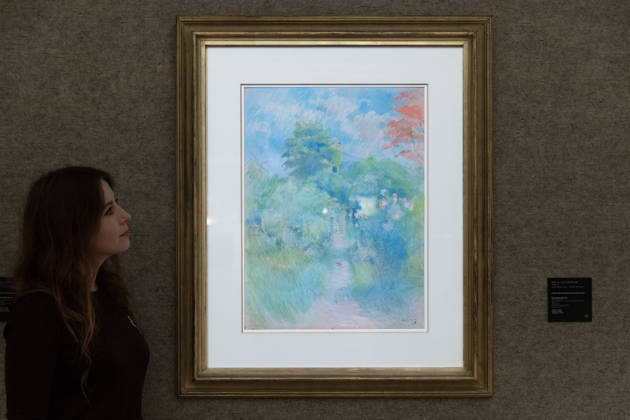 Bonhams 20th 21st Century Art Day Evening Sales Highlights Photocall - Bonhams, London, UK - 12 October, 2026 A staff member views L AllÃ e du Jardin Ã MÃ zy by Berthe Morisot (est. Â£120k - Â£180k) as part of Bonhams 20th 21st Century Art Day Evening Sales which is to go on auction from 15th - 16th October 2026 at Bonhams in London, England, UK on Monday 12 October, 2026., Credit:Justin Ng Avalon UK, England, London, Bonhams  Copyright: xJustinxNgx xAvalonx 1142586611