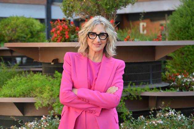 IPA89593324 - Rome: Rai Studios on Via Teulada. Photocall for the TV series Libera: The Case of Elena Palma. Pictured: Lunetta Savino  Copyright: xMaurizioxD Avanzox xMaurizioxDxAvanzox IPA89593324