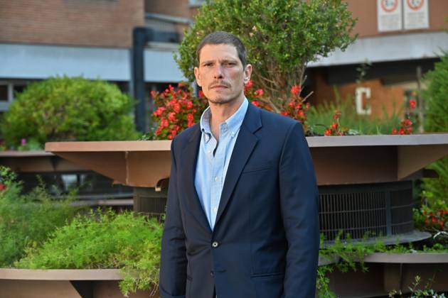 IPA89593338 - Rome: Rai Studios on Via Teulada. Photocall for the TV series Libera: The Case of Elena Palma. Pictured: Matteo Martari  Copyright: xMaurizioxD Avanzox xMaurizioxDxAvanzox IPA89593338