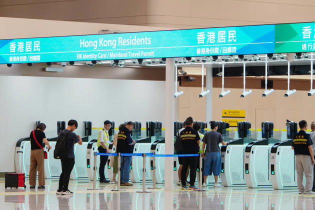 HONG KONG-DAILY HUANGGANG-PORT-OPENING Passengers depart Hong Kong through the redeveloped Huanggang Port on October 12, 2026, as the new port officially begins providing round-the-clock passenger clearance services between Hong Kong and Shenzhen. (Photo by Zulu Lo TMHK via Nexpher Images) Hong Kong