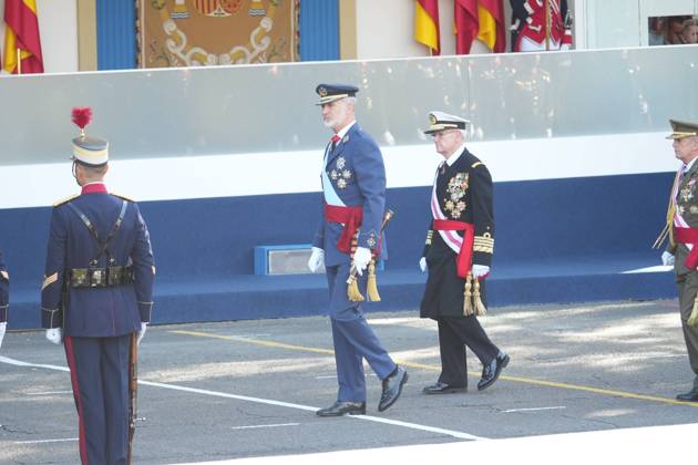 Spanish King Felipe VI and Queen Letizia with Princess Leonor de Borbon and Princess Sofia de Borbon attending a military parade during the known as Dia de la Hispanidad, Spain s National Day, in Madrid, on Monday 12, October 2026 Cordon Press 