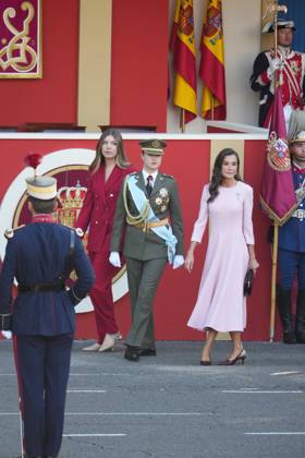 Spanish King Felipe VI and Queen Letizia with Princess Leonor de Borbon and Princess Sofia de Borbon attending a military parade during the known as Dia de la Hispanidad, Spain s National Day, in Madrid, on Monday 12, October 2026 Cordon Press 