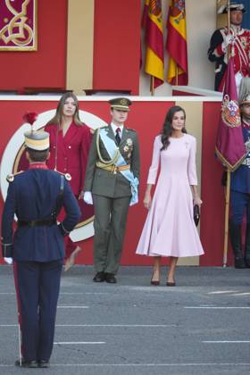 Spanish King Felipe VI and Queen Letizia with Princess Leonor de Borbon and Princess Sofia de Borbon attending a military parade during the known as Dia de la Hispanidad, Spain s National Day, in Madrid, on Monday 12, October 2026 Cordon Press 