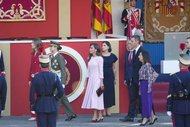 Spanish King Felipe VI and Queen Letizia with Princess Leonor de Borbon and Princess Sofia de Borbon attending a military parade during the known as Dia de la Hispanidad, Spain s National Day, in Madrid, on Monday 12, October 2026 Cordon Press 