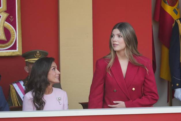 Spanish King Felipe VI and Queen Letizia with Princess Leonor de Borbon and Princess Sofia de Borbon attending a military parade during the known as Dia de la Hispanidad, Spain s National Day, in Madrid, on Monday 12, October 2026 Cordon Press 
