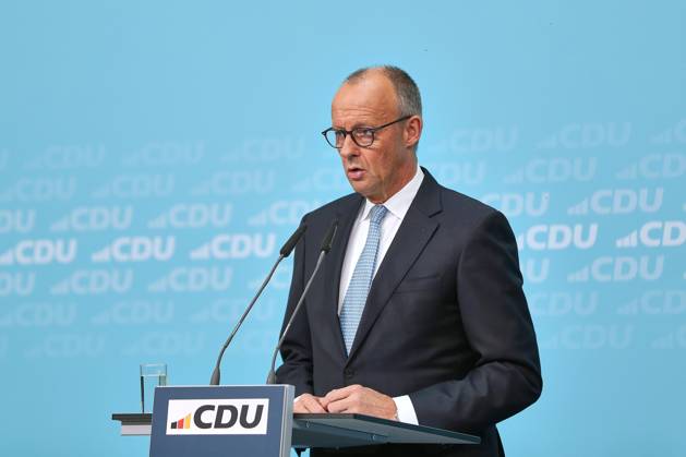 Berlin, Deutschland, 12.10.2026: Konrad-Adenauer-Haus: Pressekonferenz in der CDU-Bundesgeschäftsstelle nach Bundesvorstandssitzung: Bundeskanzler Friedrich Merz (CDU) Copyright: xdtsxNachrichtenagenturx dts_138259