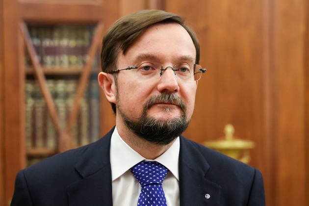 RUSSIA, MOSCOW - OCTOBER 12, 2026: Alexei Repik, Delovaya Rossiya Business Russia Chairman, is pictured during a meeting with Russia s President Vladimir Putin in the Kremlin Moscow Russia  - ZUMAt113 20261012_zaa_t113_169 Copyright: xMikhailxMetzelx