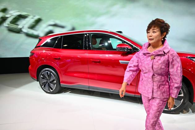 2026 PARIS AUTO SHOW PHOTOPQR OUEST FRANCE Franck Dubray Paris, October 12, 2026 Paris Auto Show, Porte de Versailles, Paris BYD Booth Stella LI Photo by Franck Dubray October 12, 2026 Paris Motor Show, Paris, France  Copyright: xPHOTOPQR OUESTxFRANCE MAXPPPxFranckxDubrayx 20261012OFR0399 20261012OFR0399