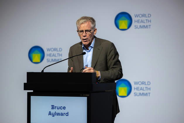 World Health Summit 2026 Weltgesundheitsgipfel 2. Tag Deutschland, Berlin am 12. Oktober 2026: Veröffentlichung des Abschlussberichts (Capstone Insights Report) des Global Preparedness Monitoring Board (GPMB). Launch of the GPMB Capstone Insights Report Getting Ahead of Pandemic Risk: Insights from Eight Years of Global Monitoring. Im Bild: Dr. Bruce Aylward Weltgesundheitsorganisation (WHO) Seniorberater des WHO-Generaldirektors World Health Organization (WHO) Senior Advisor to the WHO Director-General.