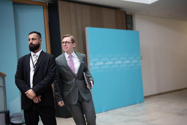 Philipp Amthor, Staatsminister für Bund-Länder-Zusammenarbeit im Bundeskanzleramt;Präsidiumsklausurtagung der CDU Deutschlands in Berlin, Oktober 2026, Berlin Berlin Deutschland Konrad-Adenauer-Haus