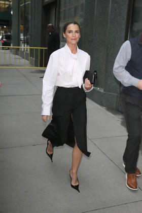 October 12, 2026, New York, New York, USA: KERI RUSSELL at ABC Studios in New York City for Ã¢â‚¬ËœGood Morning America. New York USA - ZUMAh16_ 20261012_zaf_h16_039 Copyright: xDanxHerrickx