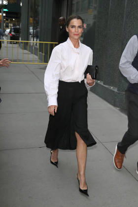 October 12, 2026, New York, New York, USA: KERI RUSSELL at ABC Studios in New York City for Good Morning America. New York USA  - ZUMAh16_ 20261012_zaf_h16_038 Copyright: xDanxHerrickx