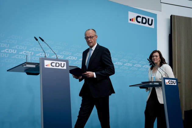 Berlin, Konrad-Adenauer-Haus, CDU Berlin, Konrad-Adenauer-Haus, CDU, Präsidiumsklausurtagung, Bundesvorstandssitzung, Friedrich Merz, Bundeskanzler, Generalsekretärin, CDU, Franziska Hoppermann Berlin Berlin GER
