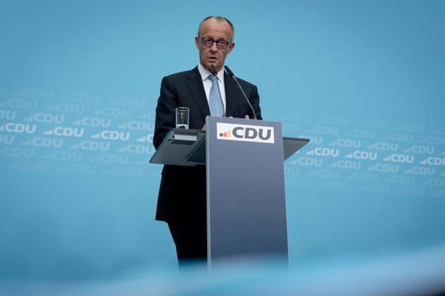 Berlin, Konrad-Adenauer-Haus, CDU Berlin, Konrad-Adenauer-Haus, CDU, Präsidiumsklausurtagung, Bundesvorstandssitzung, Friedrich Merz, Bundeskanzler Berlin Berlin GER