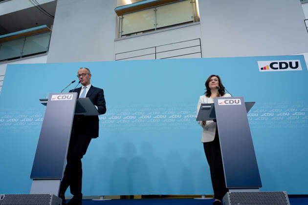 Berlin, Konrad-Adenauer-Haus, CDU Berlin, Konrad-Adenauer-Haus, CDU, Präsidiumsklausurtagung, Bundesvorstandssitzung, Friedrich Merz, Bundeskanzler, Generalsekretärin, CDU, Franziska Hoppermann Berlin Berlin GER