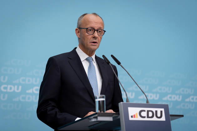 Berlin, Konrad-Adenauer-Haus, CDU Berlin, Konrad-Adenauer-Haus, CDU, Präsidiumsklausurtagung, Bundesvorstandssitzung, Friedrich Merz, Bundeskanzler Berlin Berlin GER