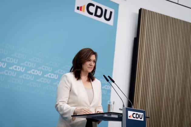Berlin, Konrad-Adenauer-Haus, CDU Berlin, Konrad-Adenauer-Haus, CDU, Präsidiumsklausurtagung, Bundesvorstandssitzung, Generalsekretärin, CDU, Franziska Hoppermann Berlin Berlin GER