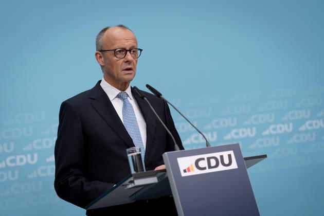 Berlin, Konrad-Adenauer-Haus, CDU Berlin, Konrad-Adenauer-Haus, CDU, Präsidiumsklausurtagung, Bundesvorstandssitzung, Friedrich Merz, Bundeskanzler Berlin Berlin GER