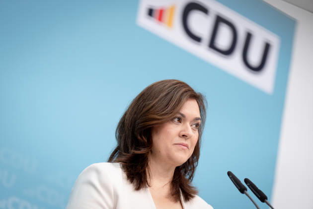 Berlin, Konrad-Adenauer-Haus, CDU Berlin, Konrad-Adenauer-Haus, CDU, Präsidiumsklausurtagung, Bundesvorstandssitzung, Friedrich Merz, Bundeskanzler, Generalsekretärin, CDU, Franziska Hoppermann Berlin Berlin GER