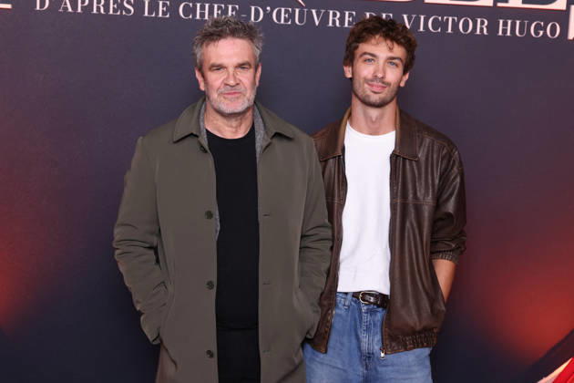 Les Miserables Premiere - Paris Hervé Mathoux and his son Paul Mathoux attend Les Miserables Premiere Premiere held at Palais des Congrès, in Paris, France, October 12, 2026. Photo by Jerome Domine ABACAPRESS.COM Paris France  Copyright: xDominexJerome ABACAx