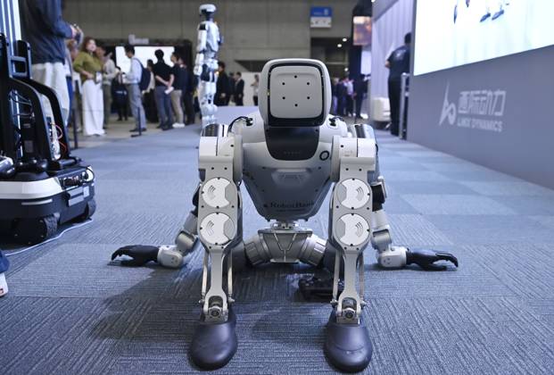 Japan showcases emerging technologies at CEATEC 2026 CHIBA, JAPAN - OCTOBER 13: A robot is displayed during CEATEC 2026 at Makuhari Messe in Chiba, Japan, October 13, 2026. The exhibition brings together technology companies, startups and research institutions presenting innovations for industrial and societal applications. David Mareuil Anadolu Chiba Japan. Editorial use only. Please get in touch for any other usage.  Copyright: x2026xAnadoluxDavidxMareuilx