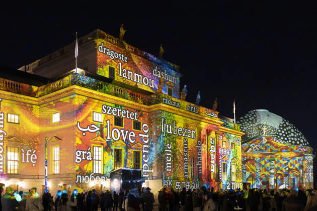 Festival of Lights , Lichterfest in der Innenstadt, Berlin, 10.10.2026 Bebelplatz, 22. BERLIN FESTIVAL OF LIGHTS, Motto: Colours of Love, Lichtinstallationen, 12.10.2026, Berlin, Deutschland < english> Bebelplatz, 22nd Berlin Festival of Lights, Theme: Colours of Love, light installations, October 12, 2026, Berlin, Germany Berlin Innenstadt Berlin Deutschland, Germany Copyright: xPeterxEngelkex