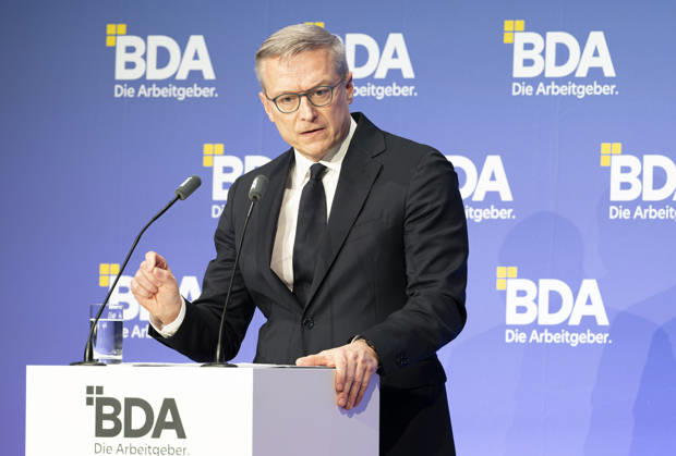 Karsten Wildberger besucht Arbeitgebertag 2026 EUR, Deutschland, Berlin, 13.10.2026: Karsten Wildberger (CDU) , Bundesminister für Digitales und Staatsmodernisierung auf dem Arbeitgebertag 2026 der Bundesvereinigung der Deutschen Arbeitgeberverbände.