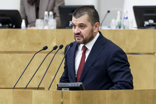 RUSSIA, MOSCOW - OCTOBER 13, 2026: Russian Accounts Chamber auditor Sergei Mamedov addresses a plenary meeting of the Russian State Duma Moscow Russia  - ZUMAt113 20261013_zaa_t113_390 Copyright: xRussianxStatexDumaxPressxOfficex