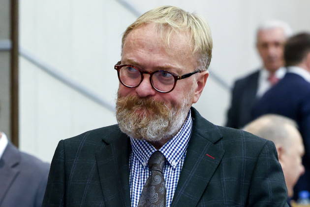 RUSSIA, MOSCOW - OCTOBER 13, 2026: Russian State Duma member Vitaly Milonov attends a plenary meeting of the Russian State Duma Moscow Russia  - ZUMAt113 20261013_zaa_t113_393 Copyright: xRussianxStatexDumaxPressxOfficex