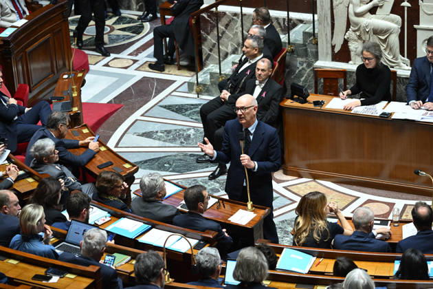 Session Of Questions To The Governement At The National Assembly - Paris French Minister of the Economy, Finance and Industrial, Energy and Digital Sovereignty Roland Lescure during a session of questions to the government at the National Assembly, French Parliament in Paris, France on octobre 13, 2026. Photo by Tomas Stevens ABACAPRESS.COM Paris France  Copyright: xStevensxTomas ABACAx
