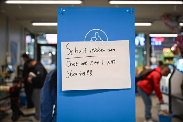 Suspected cyberattack disrupts supermarket operations across Europe ROTTERDAM, NETHERLANDS - OCTOBER 13: A major cybersecurity incident affecting supermarket chain Albert Heijn in Rotterdam, Netherlands on October 13, 2026, and other businesses disrupts operations in the Netherlands, France and other European countries. The ongoing investigation has raised concerns about a possible cyberattack, while the company warns customers of potential phishing attempts. Authorities and cybersecurity experts continue to assess the incident Mouneb Taim Anadolu Rotterdam Netherlands. Editorial use only. Please get in touch for any other usage.  Copyright: x2026xAnadoluxMounebxTaimx