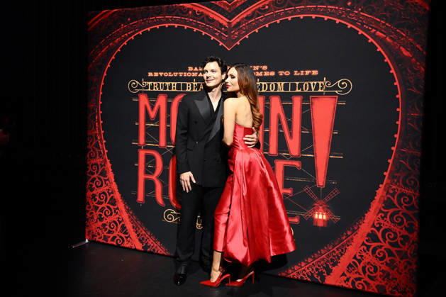 MOULIN ROUGE PREVIEW, Nigel Huckle (left), in the role of Christian, and Erin Clare, in the role of Satine, pose for a photograph during the Moulin Rouge! The Musical cast reveal at the Sydney Lyric Theatre, Sydney Wednesday, October 14, 2026. ( NO ARCHIVING SYDNEY NEW SOUTH WALES Australia  Copyright: xBIANCAxDExMARCHIx 20261014116100452600
