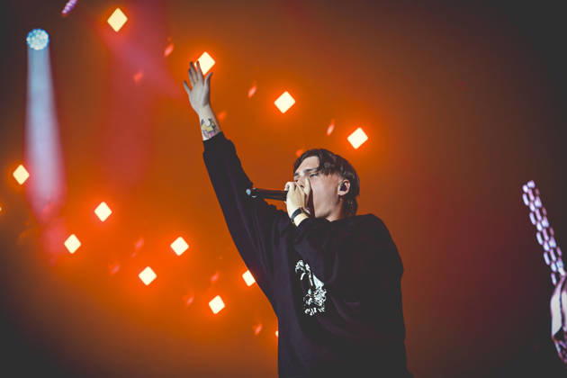 October 13, 2026, Napoli, Italy: Francesco Stasi, better known as Kid Yugi, an Italian rapper performs live at PalaPartenope during his live tour 2026. Napoli Italy - ZUMAs197 20261013_aaa_s197_662 Copyright: xPaolaxVisonex