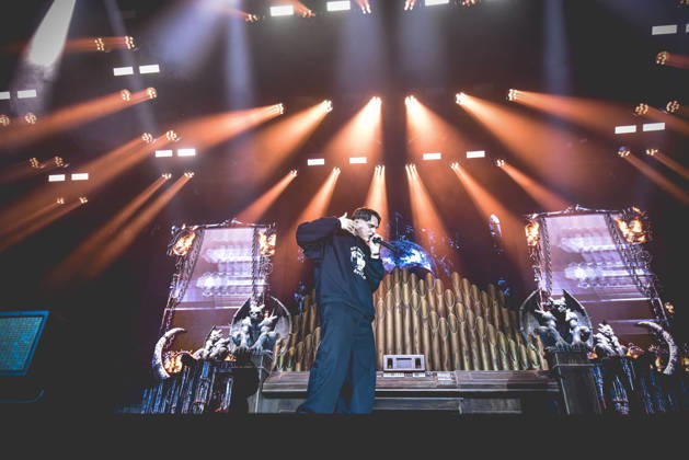 October 13, 2026, Napoli, Italy: Francesco Stasi, better known as Kid Yugi, an Italian rapper performs live at PalaPartenope during his live tour 2026. Napoli Italy - ZUMAs197 20261013_aaa_s197_677 Copyright: xPaolaxVisonex